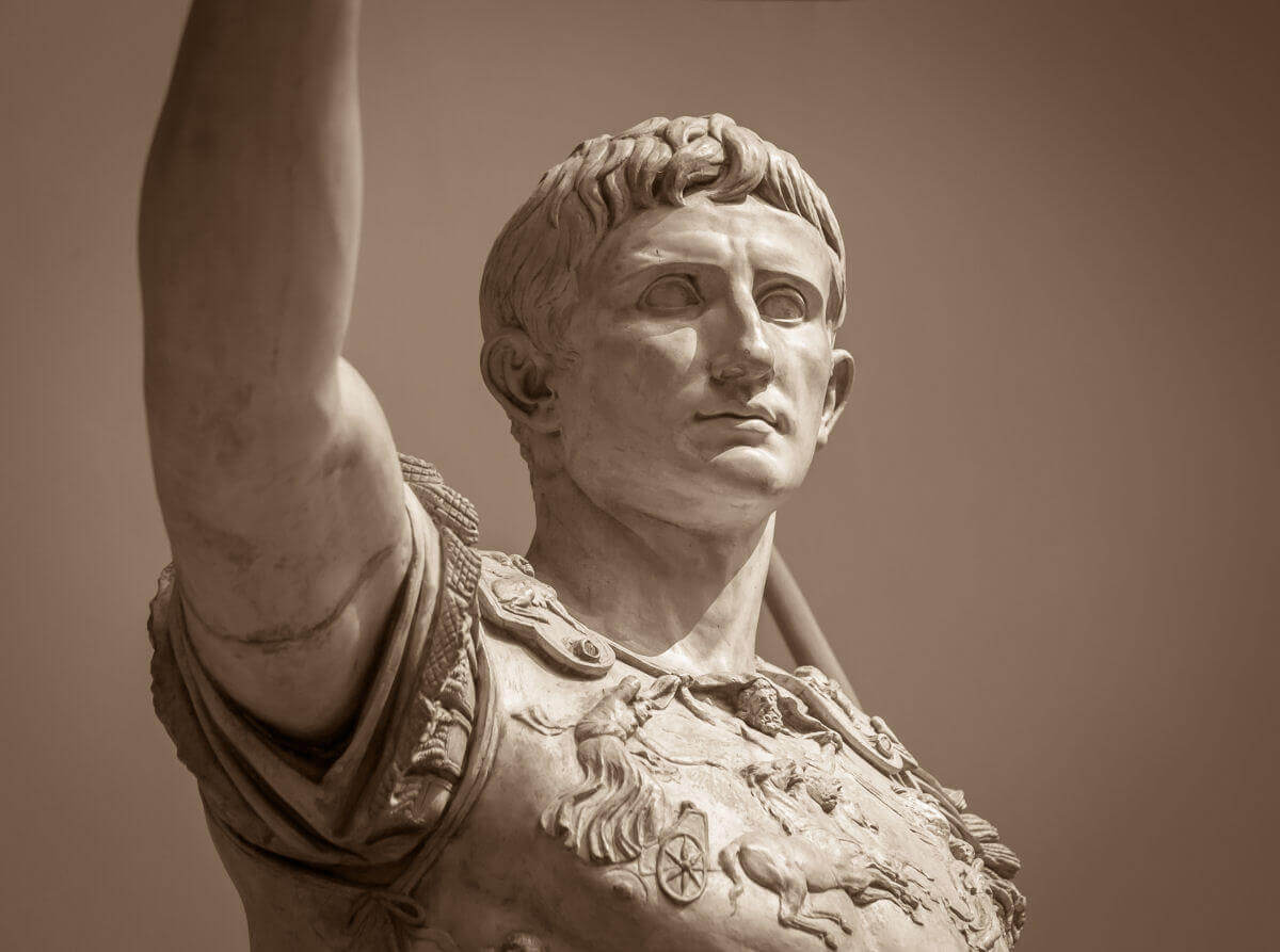 Statue of the first Roman emperor Augustus