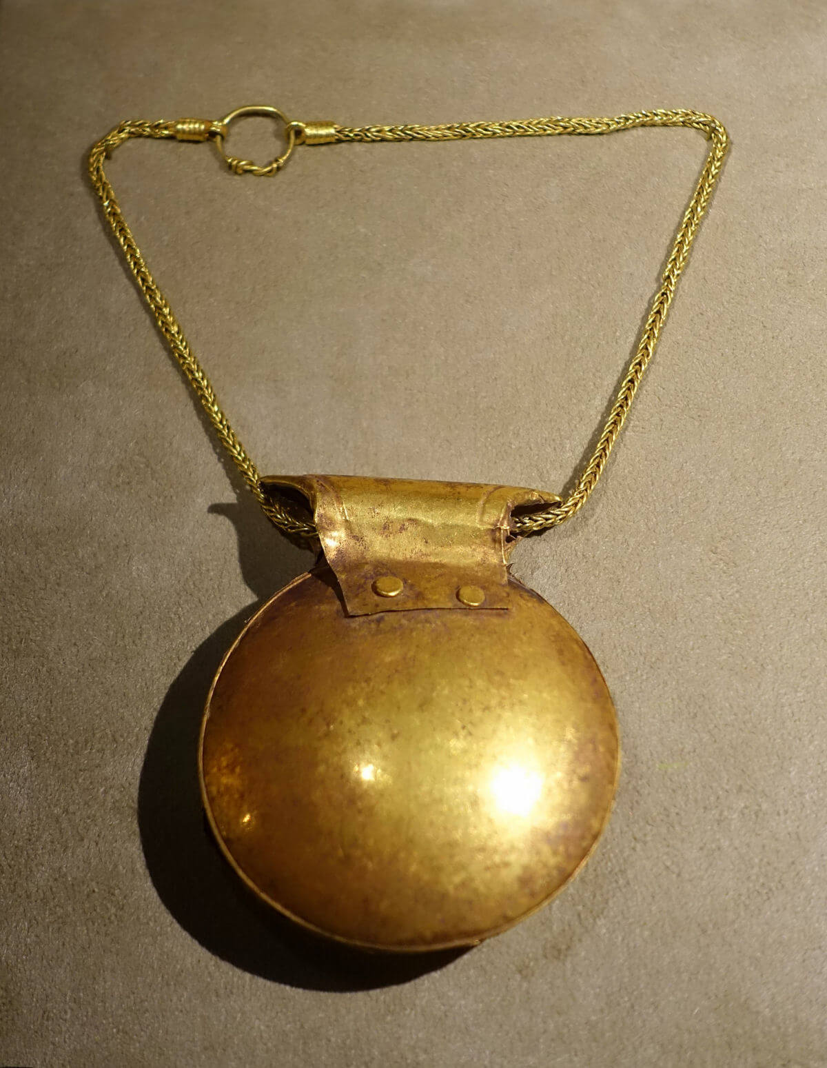 An Augustan-era gold bulla