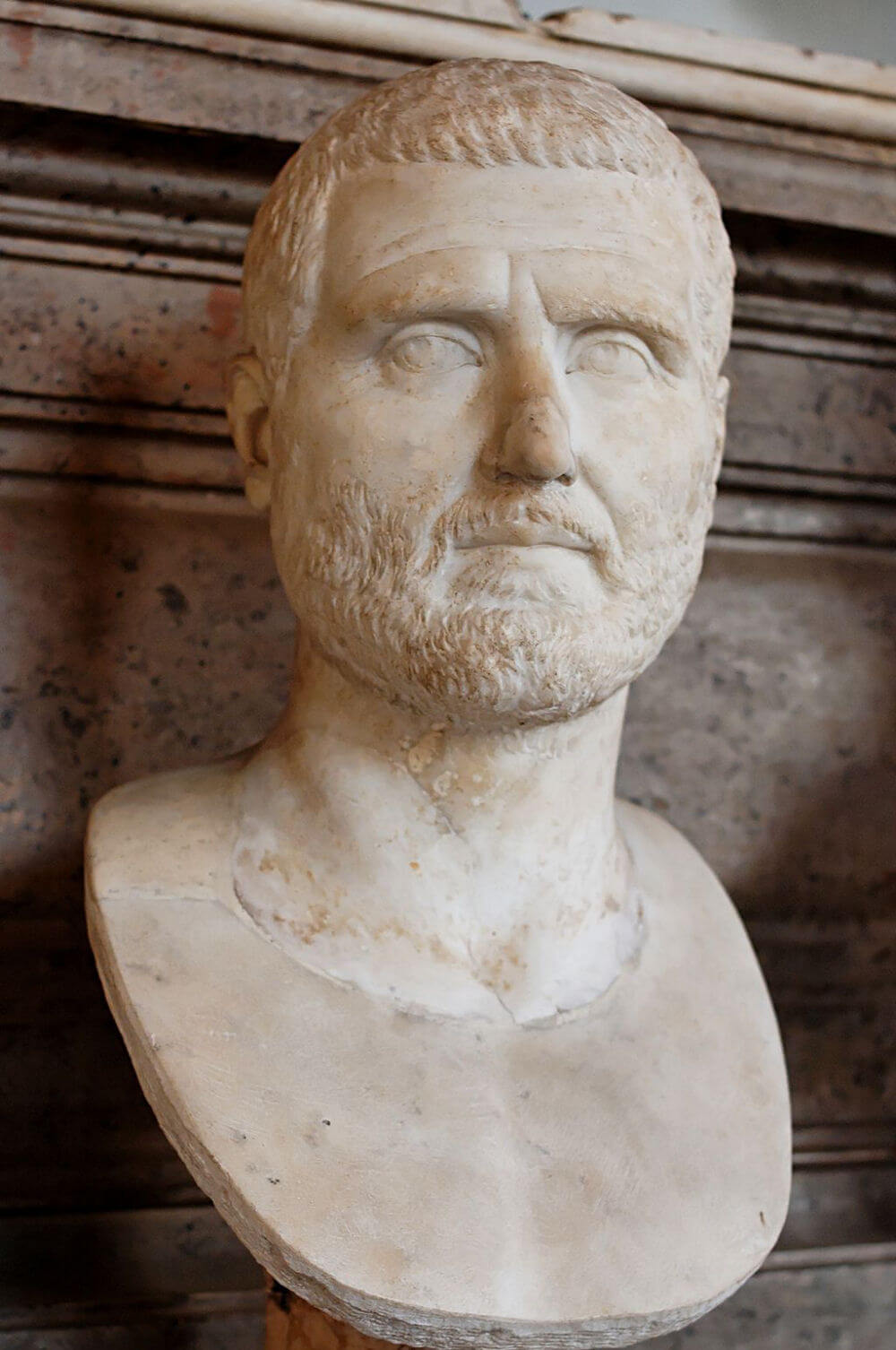 A bust of the Roman emperor Gordian I
