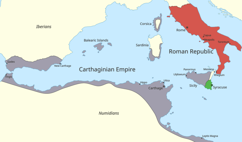 File:First Punic War 264 BC v3.png