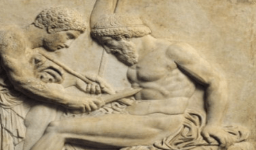 Performing surgery in Ancient Rome